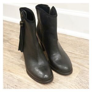 Lauren Ralph Lauren Womens Brown Ankle Boots w Side Zipper w Tassel / Size 6